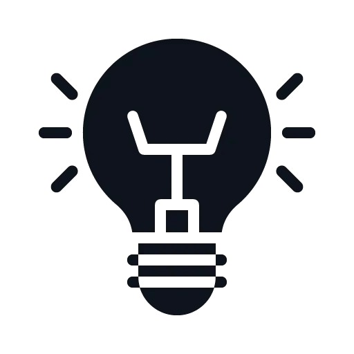 Ideas and innovation icon