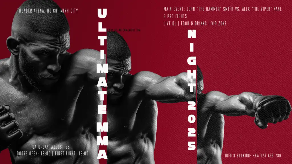 Sports event promotional poster Banner