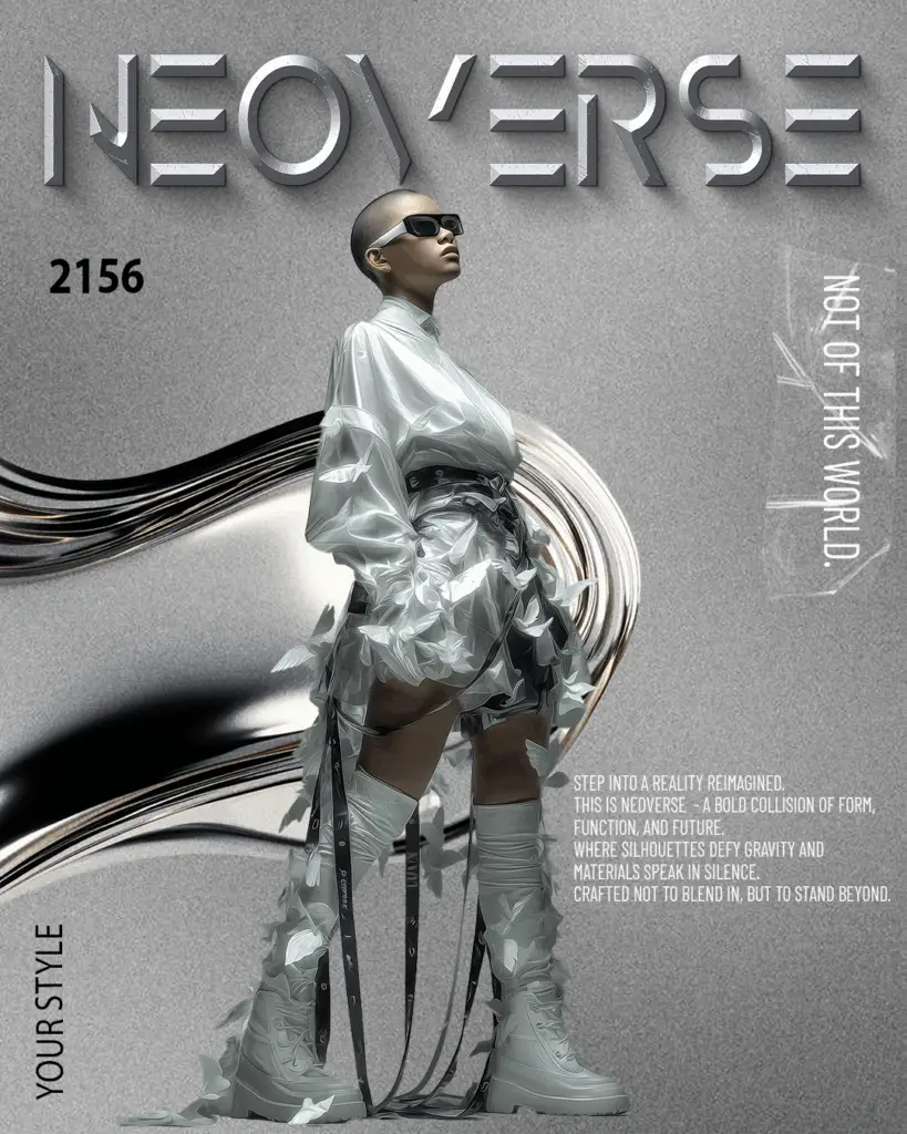 Fashion brand glossy poster